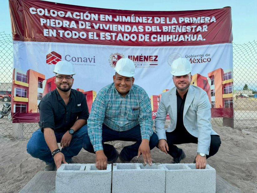 Acceso a viviendas dignas son una realidad para las y los jimenenses: Dip. Óscar Avitia