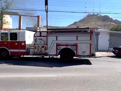 Bomberos y policías de Chihuahua