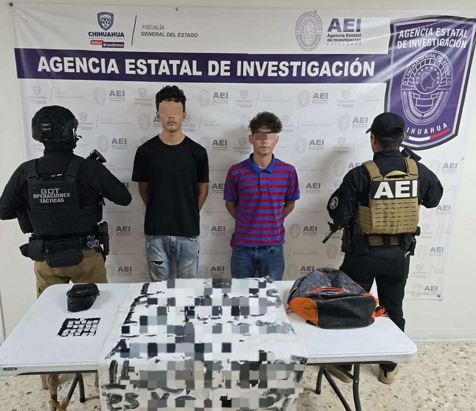 ¡Ya iban a colgar otra "Narco manta" Operativo logra captura de dos presuntos generadores de violencia al sur de la ciudad