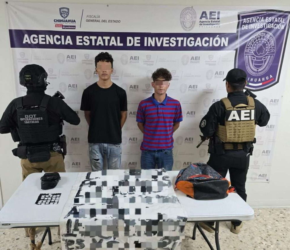 ¡Ya iban a colgar otra "Narco manta" Operativo logra captura de dos presuntos generadores de violencia al sur de la ciudad