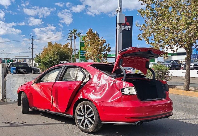 Accidente vial en Chihuahua