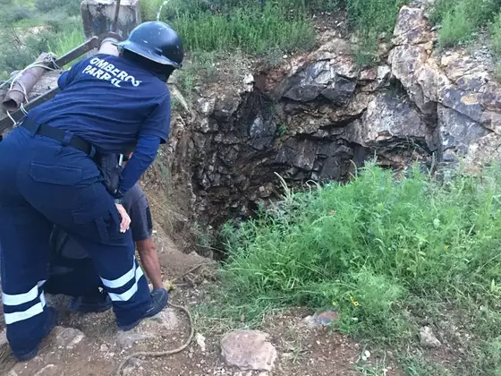 Hombre vuelve a caer en entrada de mina en Parral