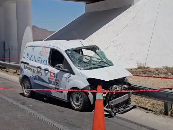 Camioneta siniestrada en Chihuahua