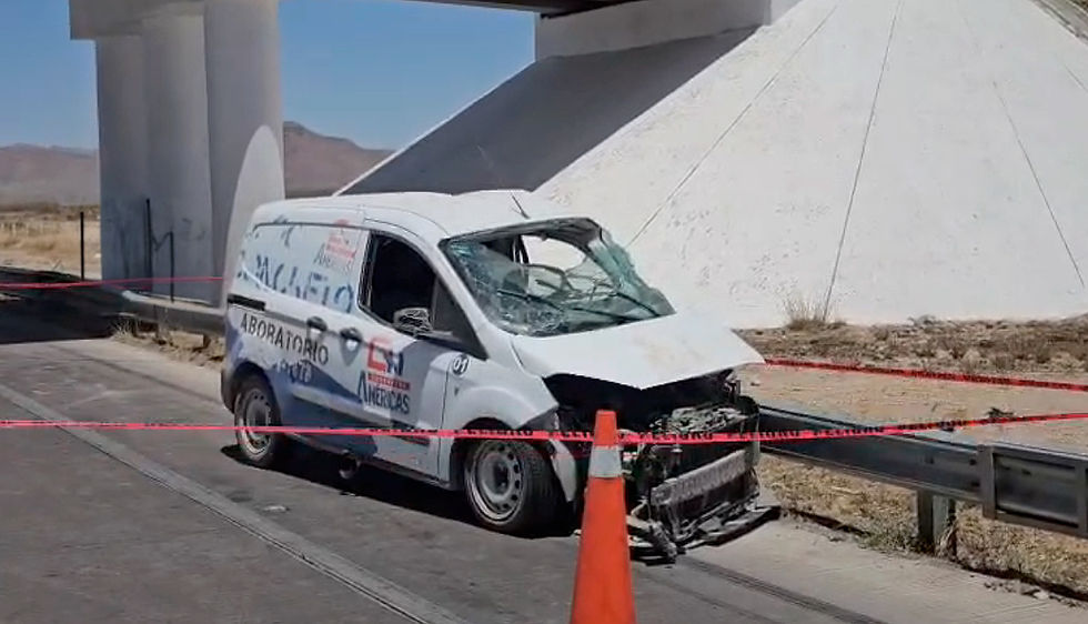 Camioneta siniestrada en Chihuahua
