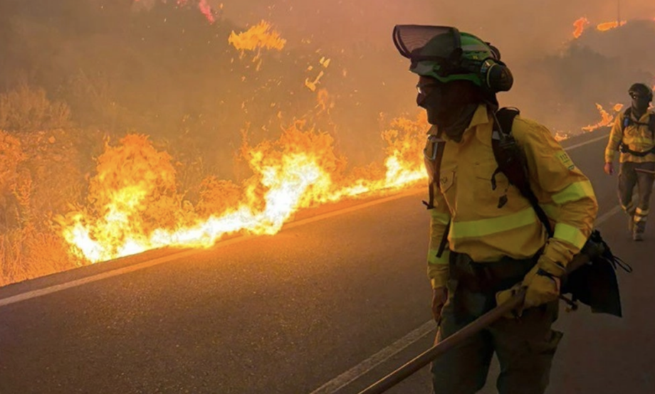Incendio forestal en españa