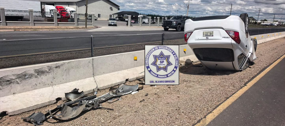accidente en Cuauhtémoc, Chihuahua