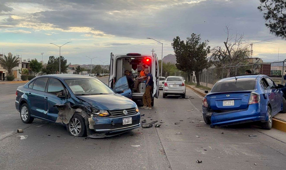 Accidente vial en Chihuahua