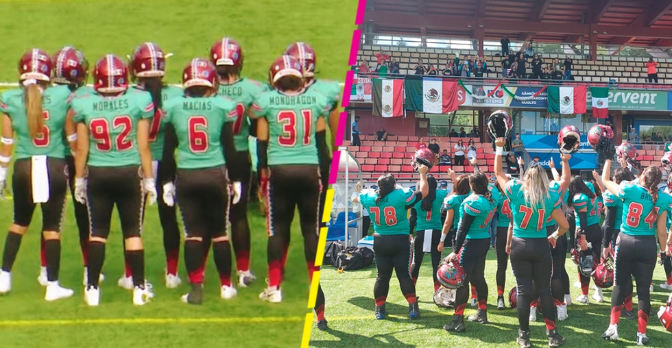 Selección femenil mexicana de fútbol americano debuta con victoria en el mundial