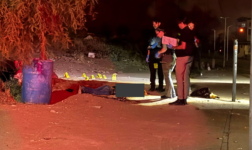 Escena del crimen en Chihuahua