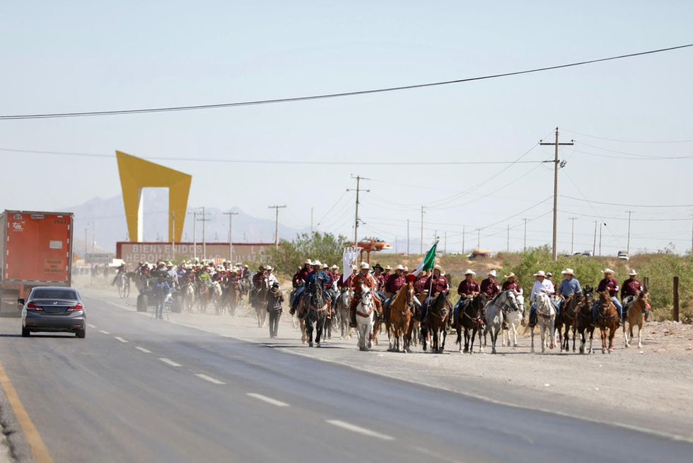 Arranca cabalgata Villista es Ciudad juárez; se dirigen a Parral