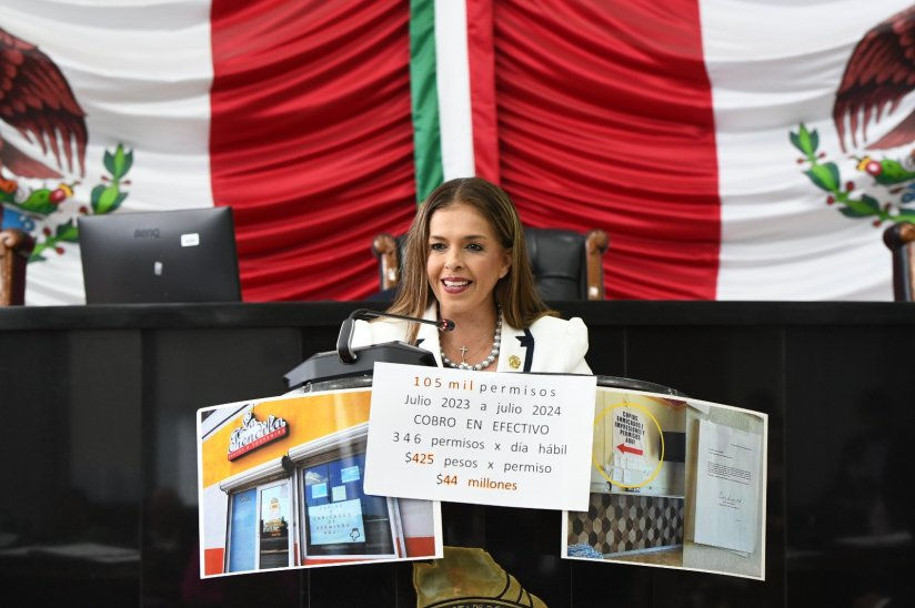 “Gobierno de Juárez: 44 Millones en Efectivo, Sin Recibo y a la Vuelta de Seguridad Vial con su Tiendita y el Negocio de la Venta de Permisos para Circular Sin Placas”: Diputada Xóchitl Contreras