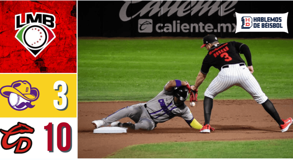 Los Dorados son derrotados por Durango 10 carreras a 3