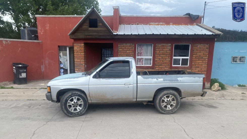 Recupera AEI en Bocoyna una pick up de la marca Nissan robada  
