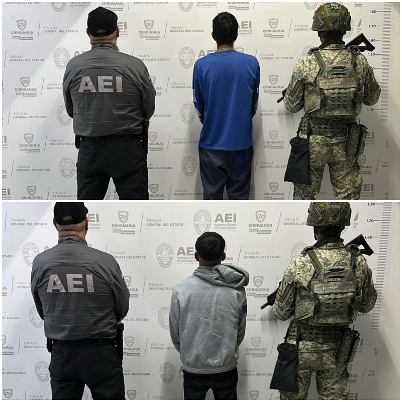 Menores detenidos en Ciudad Cuauhtémoc, Chihuahua
