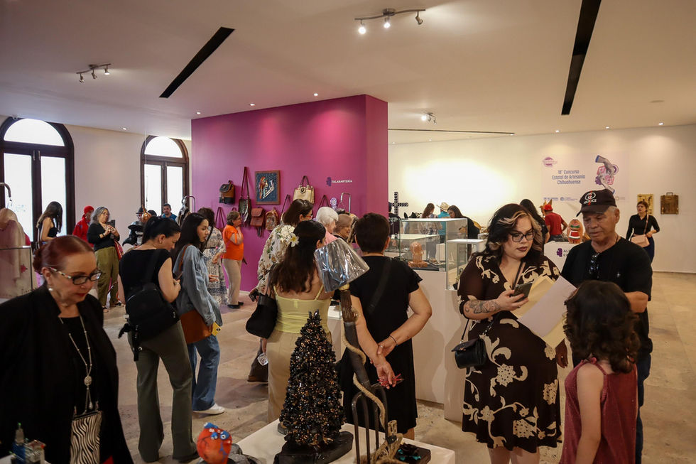 Inauguran  exposición con 124 piezas de artesanos chihuahuenses 