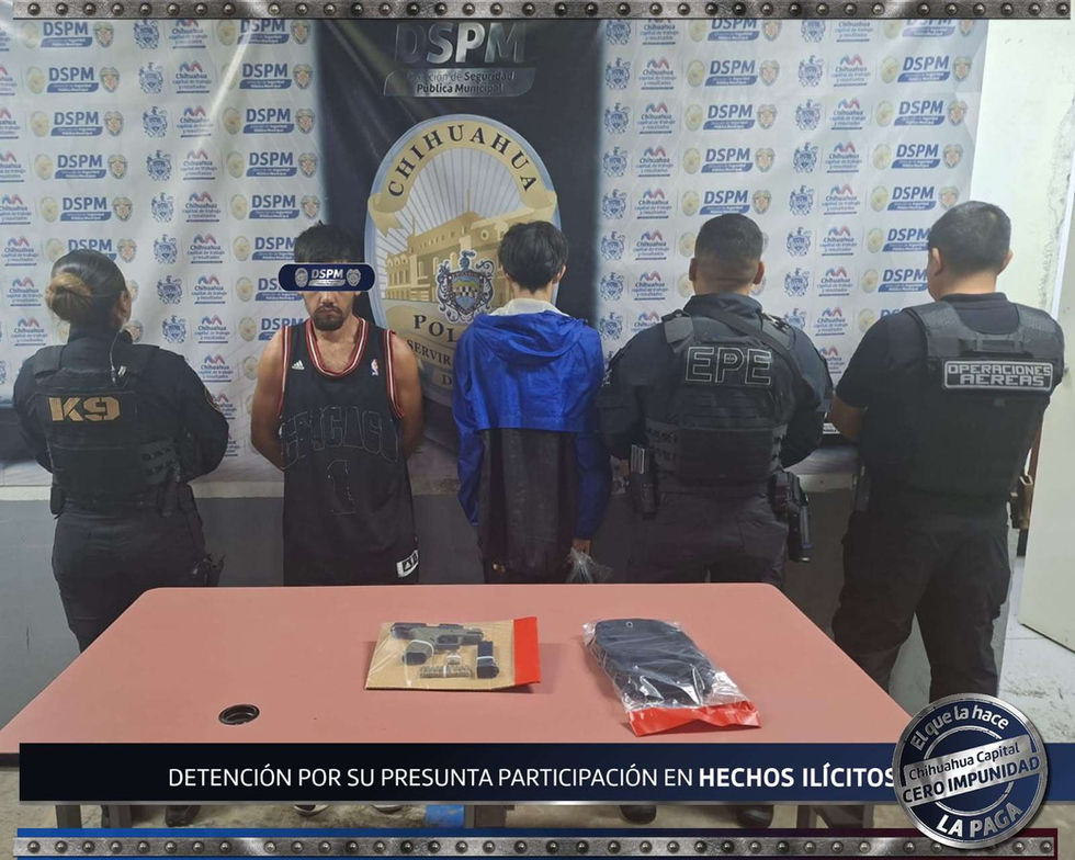 Detenidos en Chihuahua