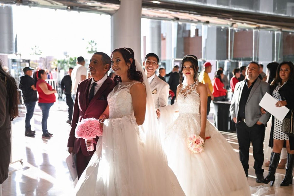 Participan 500 parejas en los Matrimonios Colectivos 2024 de Chihuahua