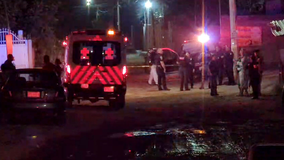 Escena del crimen en chihuahua