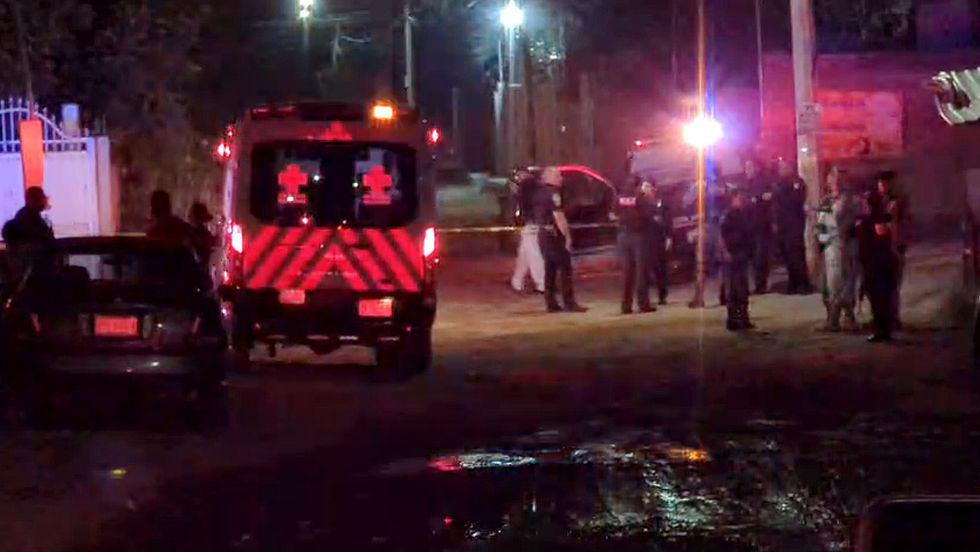 Escena del crimen en chihuahua