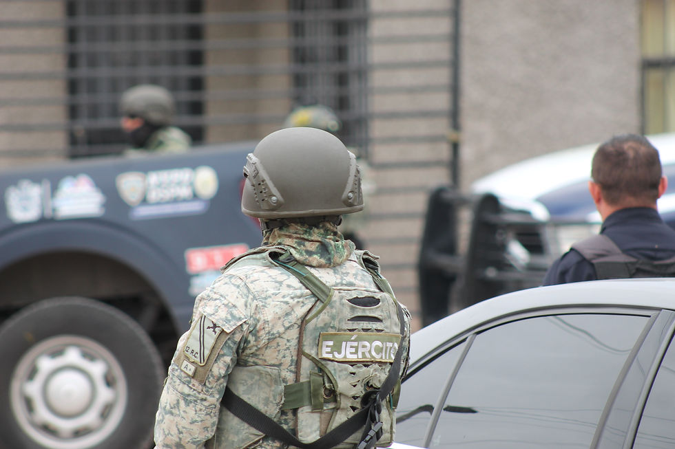 Soldados del ejército mexicano