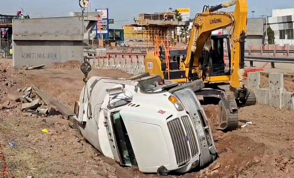 Accidente de camión en Chihuahua