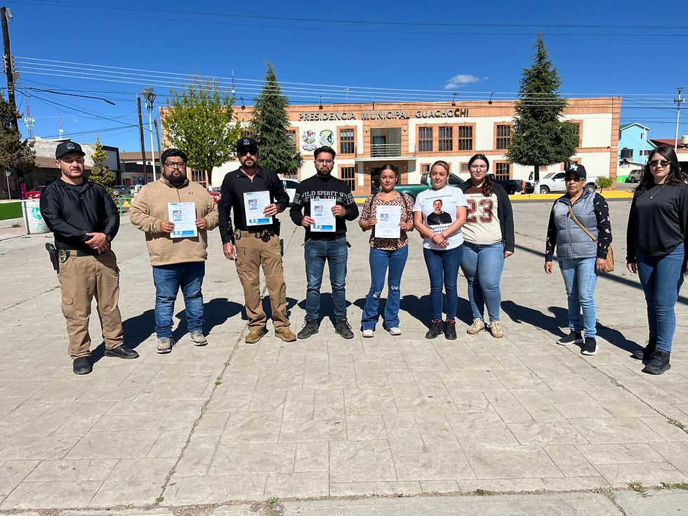 Elementos de la Fiscalía en Guachochi