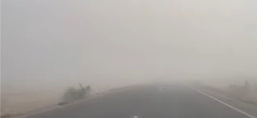 Alerta! Protección Civil informa de baja visibilidad en tramo carretero Chihuahua–Juárez