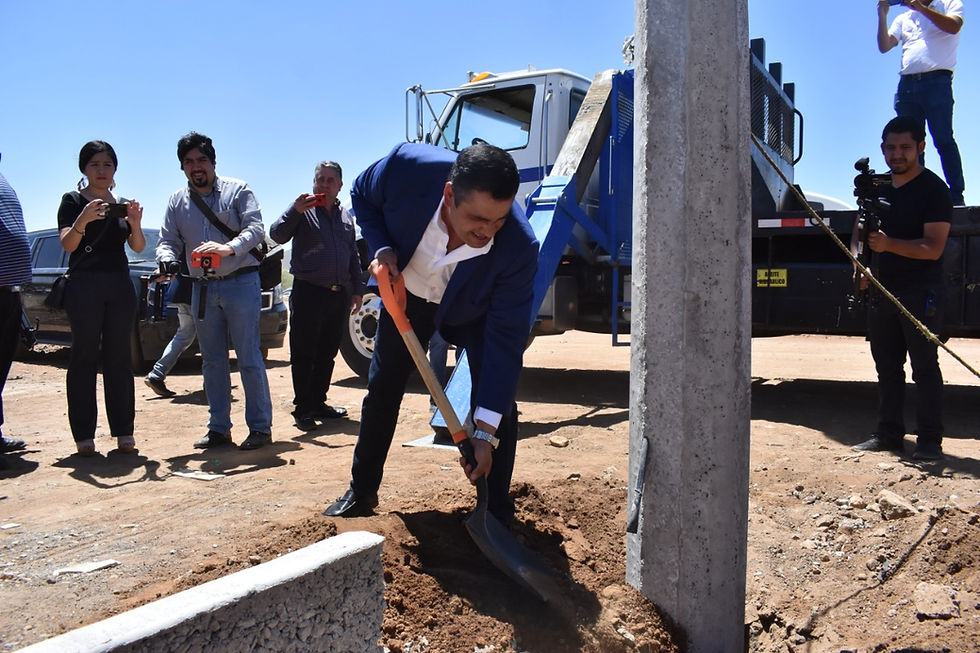 Arranca Alcalde de Parral trabajos para iluminación en La Fortuna