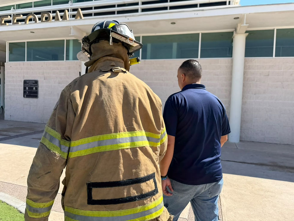 Evacúa Protección Civil a 858 personas durante simulacro de incendio en la Secundaria Leyes de Reforma