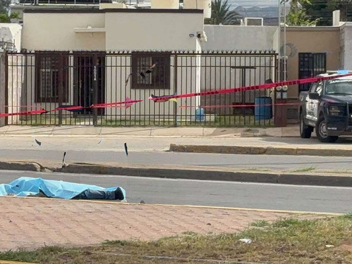 Escena del crimen en chihuahua