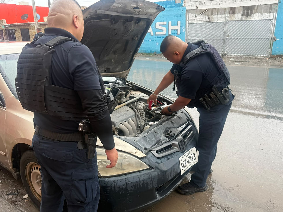Policías Municipales han brindado 130 apoyos ciudadanos por las lluvias en Ciudad Juárez