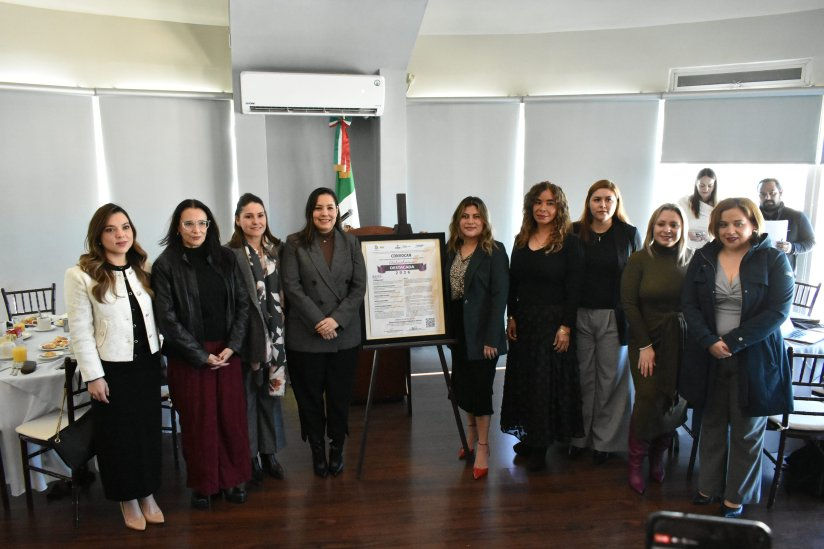 Diputadas Irlanda Márquez Nolasco, Joceline Vega Vargas, Leticia Ortega Máynez y María Antonieta Pérez