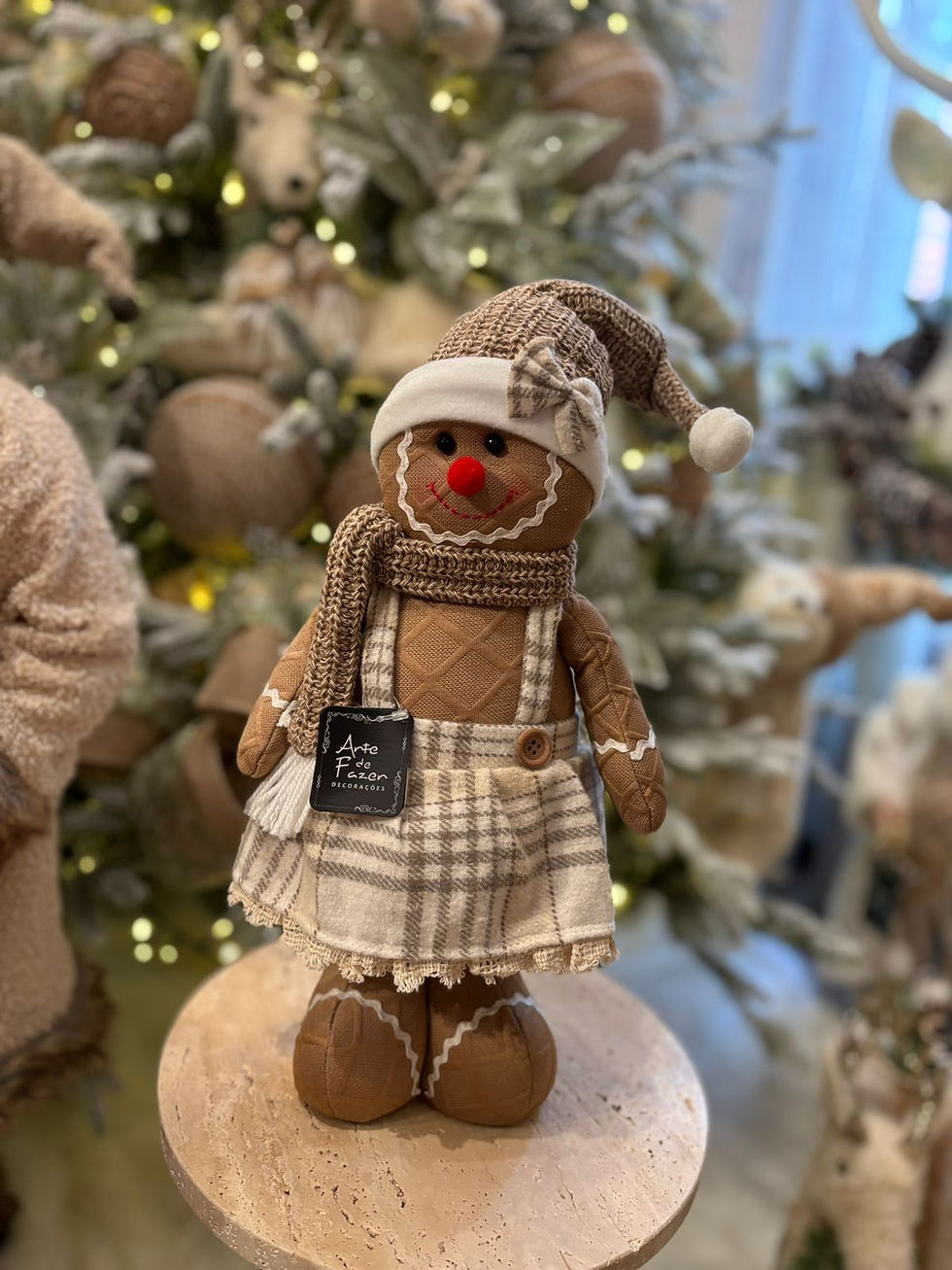 Miniatura: BONECO GINGERBREAD EM PE (BEGE) 35cm - 1UN