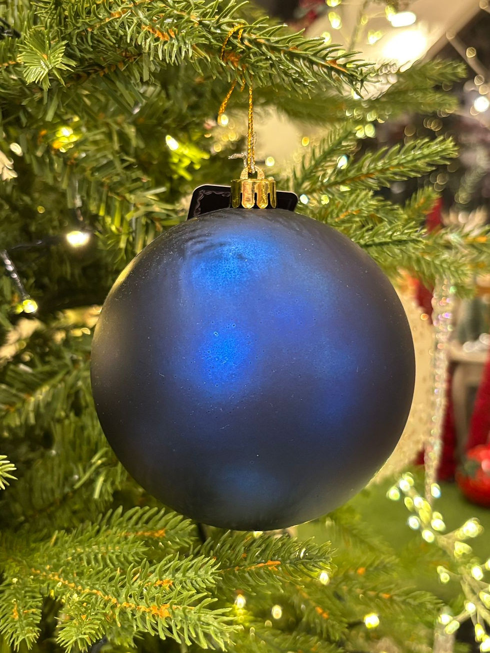 Miniatura: BOLA 12CM 1UN FOSCA (AZUL)
