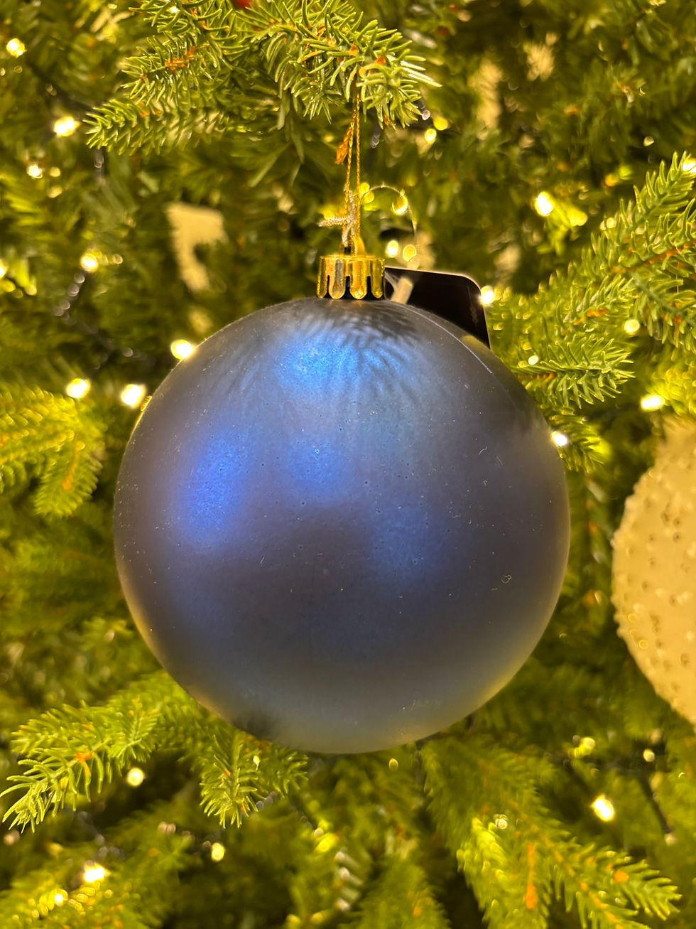 Miniatura: BOLA 12CM 1UN FOSCA (AZUL)