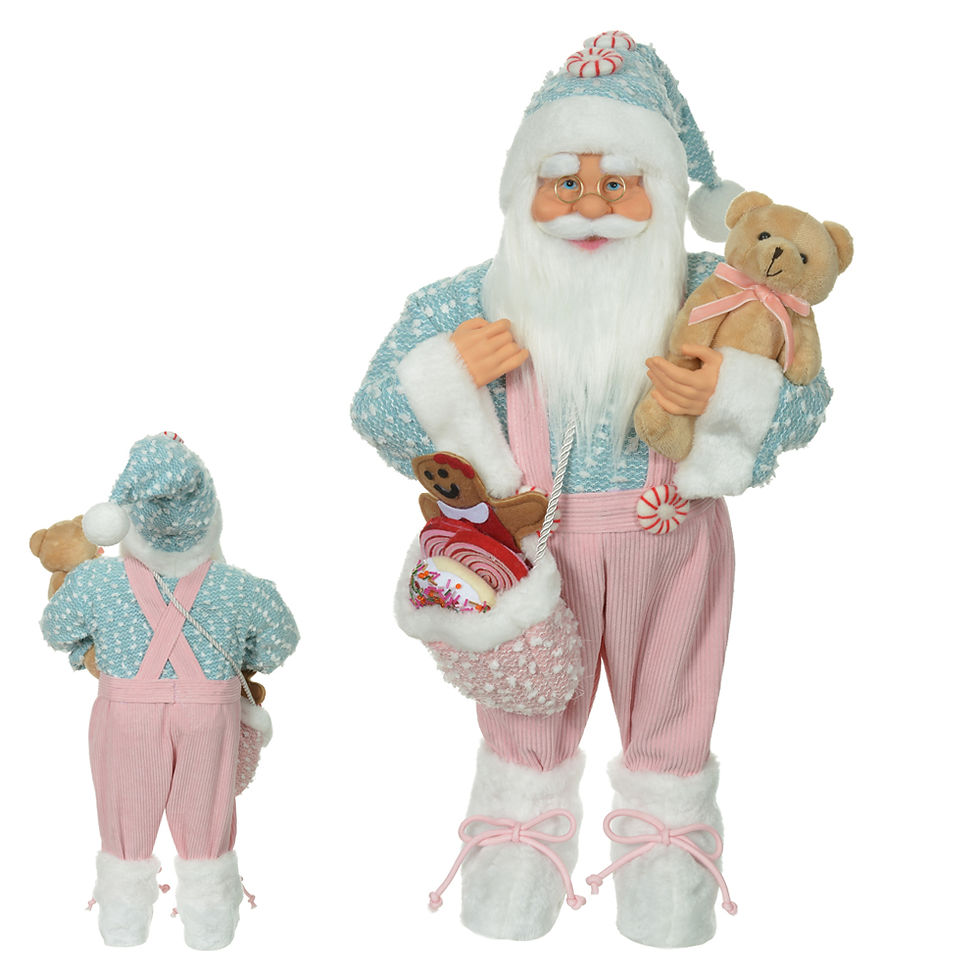 Miniatura: PAPAI NOEL EM PE (CANDY COLORS) 60CM