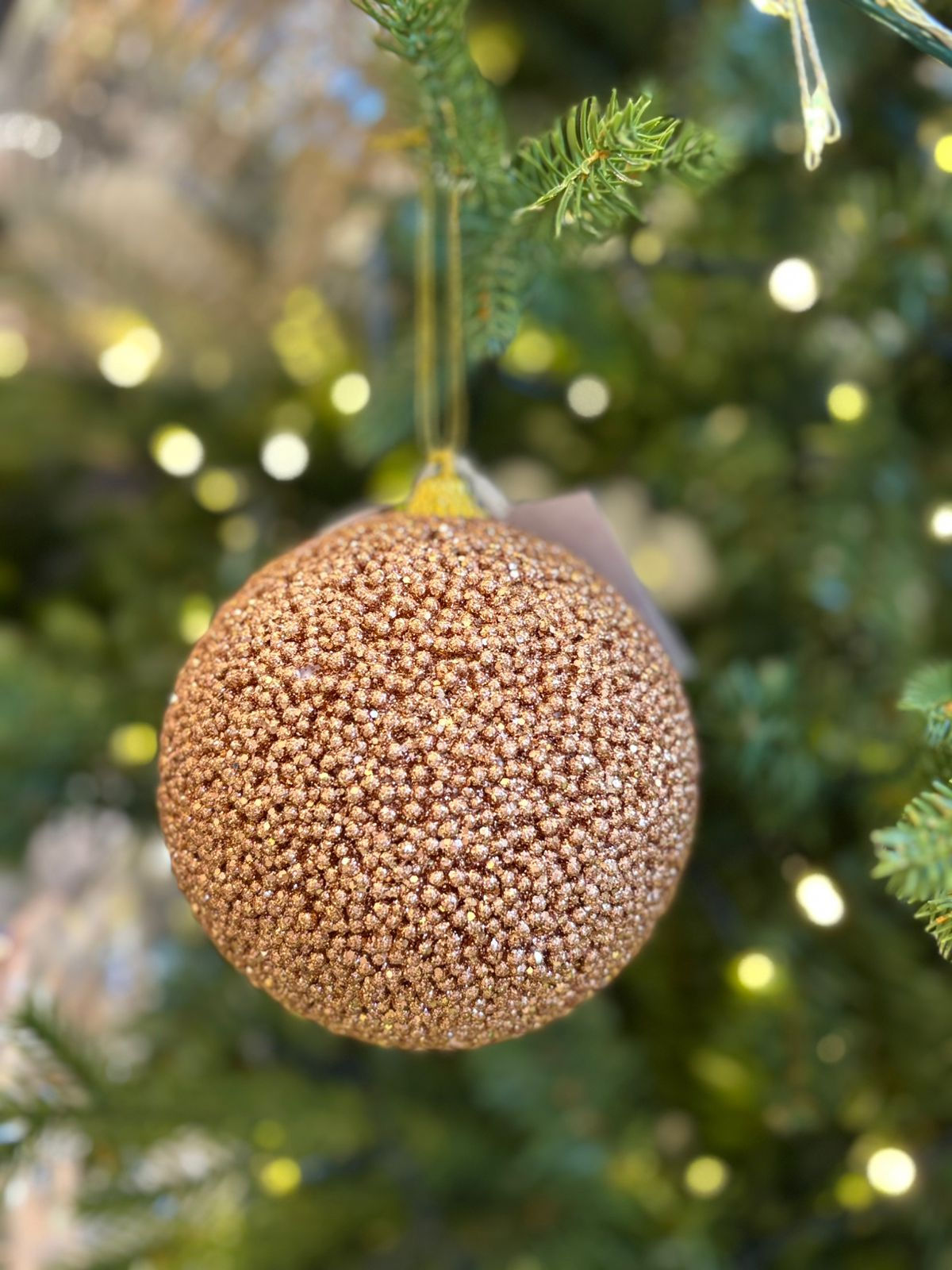 BOLA 10CM 1UN (ROSE GOLD)