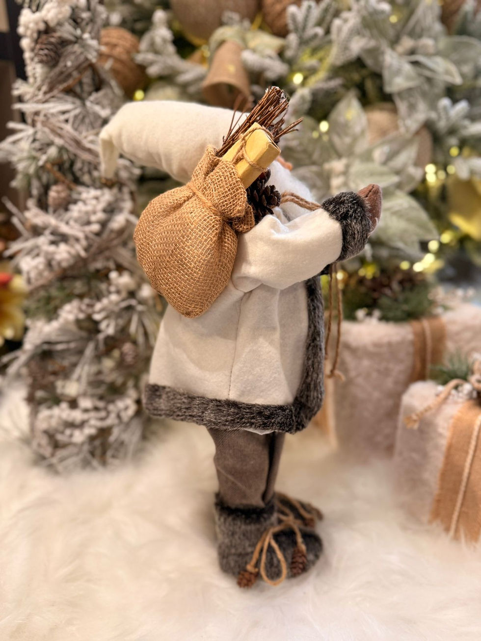 Miniatura: PAPAI NOEL EM PE (RUSTICO) - 1UN