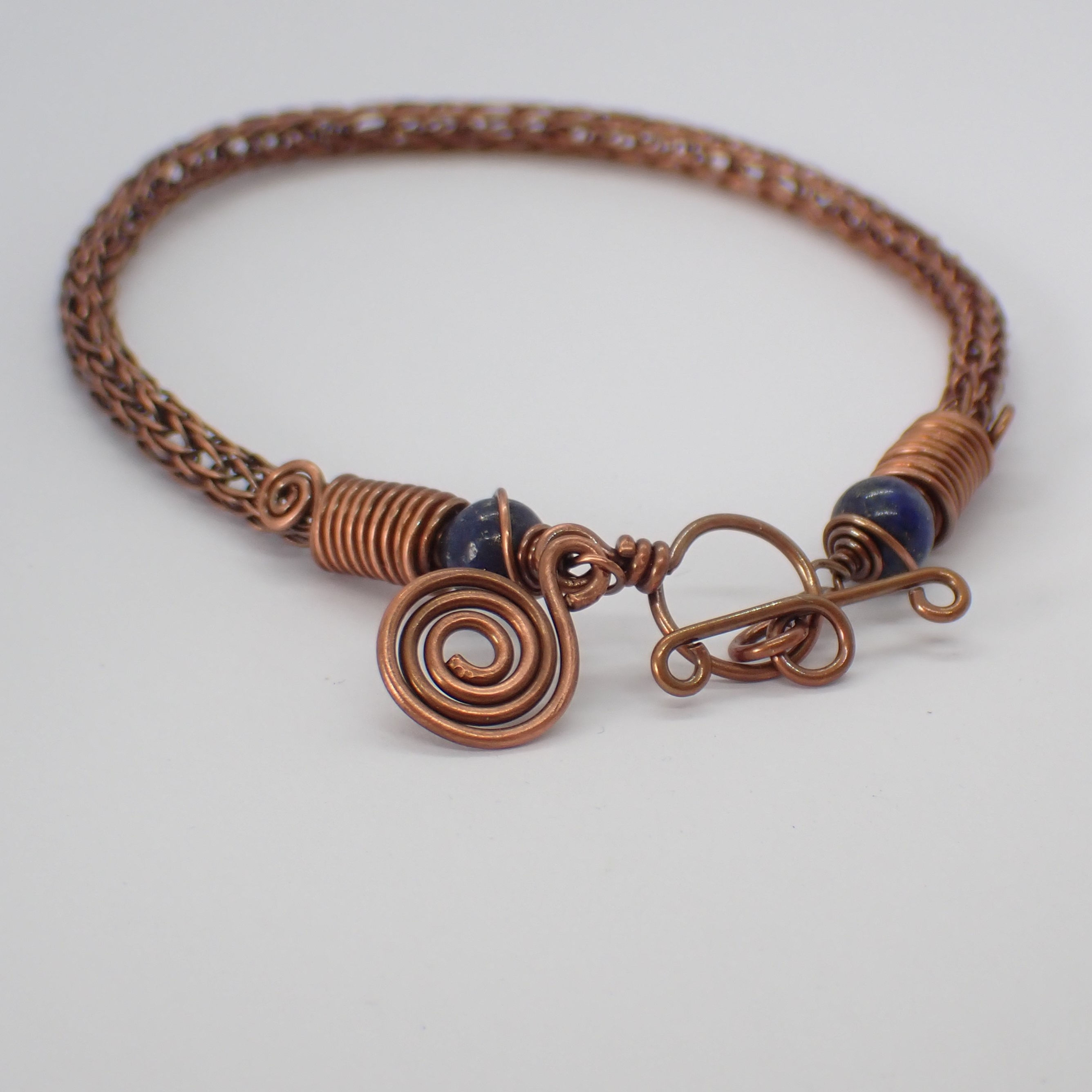 Viking Knit with Lapis Lazuli Bracelet