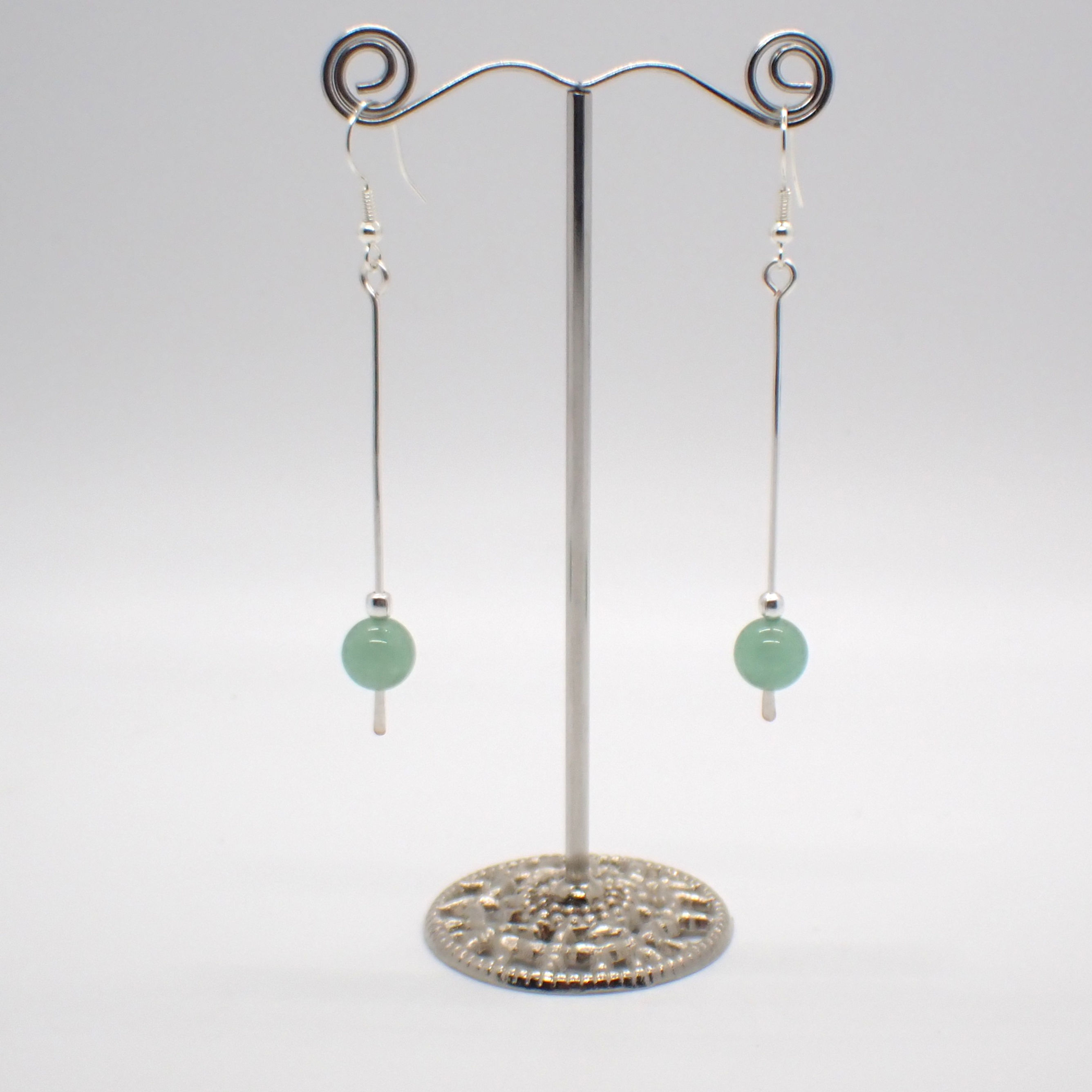 Aventurine Stick Earrings