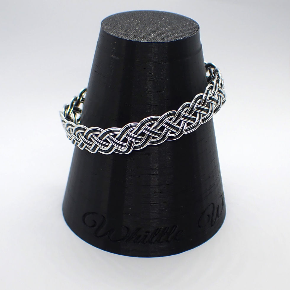 Aluminium Braided Bracelet