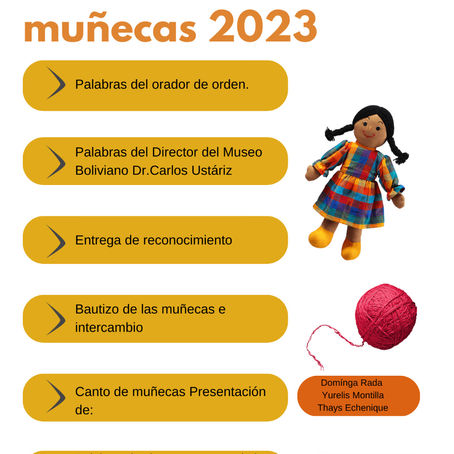 Clausura Fiesta de las muñecas 2023 en honor a Zobeida Jiménez