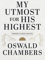 Front cover of My Utmost for His Highest daily devotional