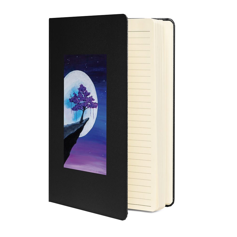 Thumbnail: The Purple Sentinel Hardcover bound notebook