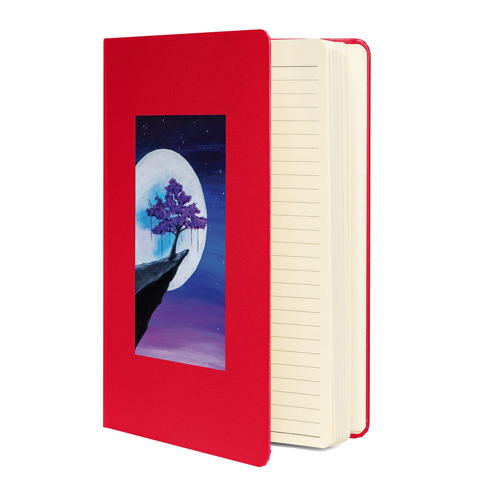 Thumbnail: The Purple Sentinel Hardcover bound notebook