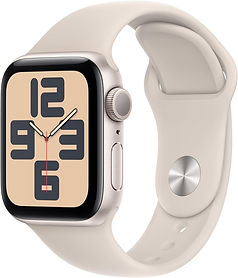 RoseGold and white band AppleWatch image