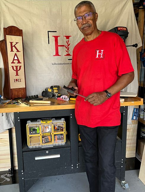 Earl Hall at project work station