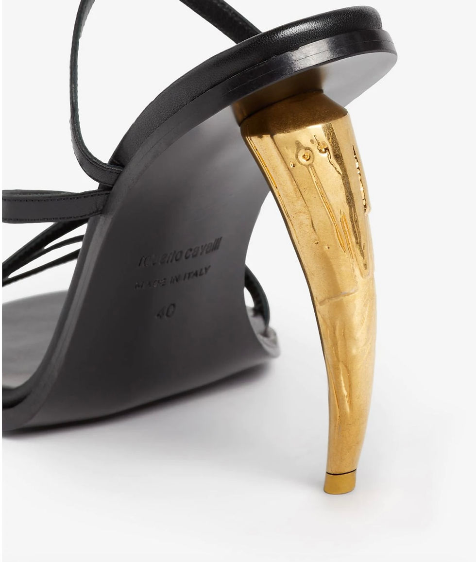 Thumbnail: Roberto Cavalli Tiger Tooth Sandals