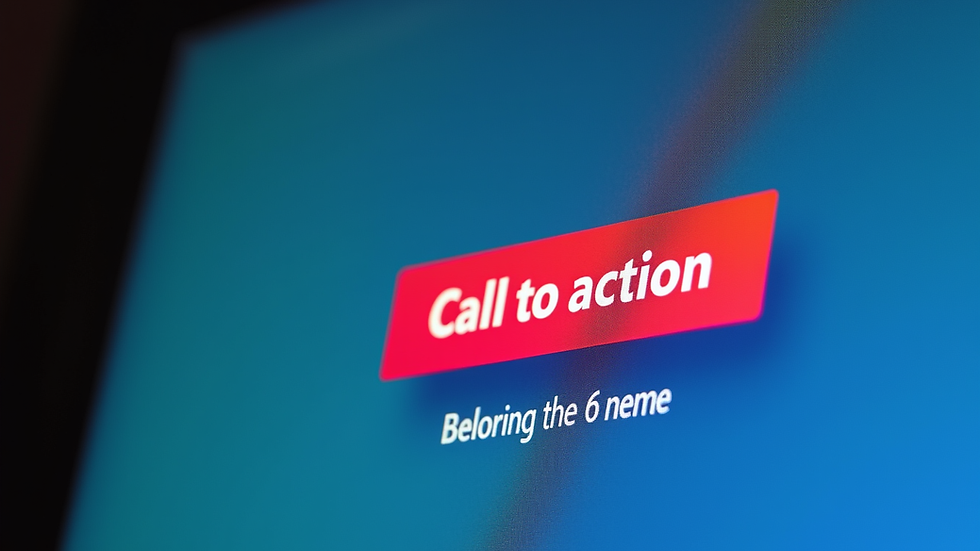 Close-up view of a vibrant call-to-action button on a website