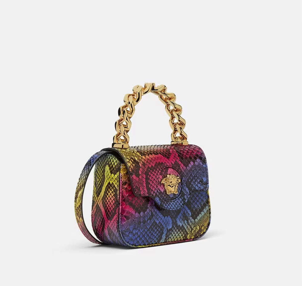 Thumbnail: Versace La Medusa Python Mini Bag